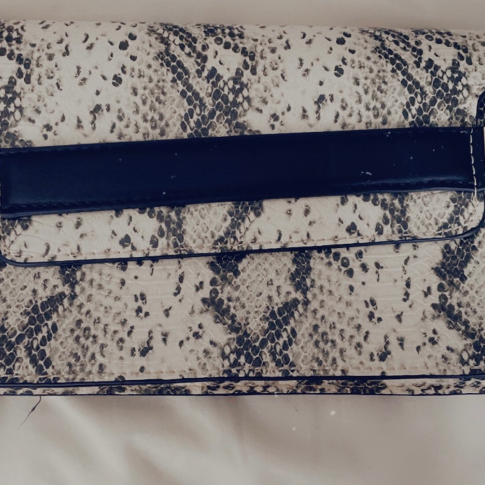 Steve Madden Printed Clutch with hand handle